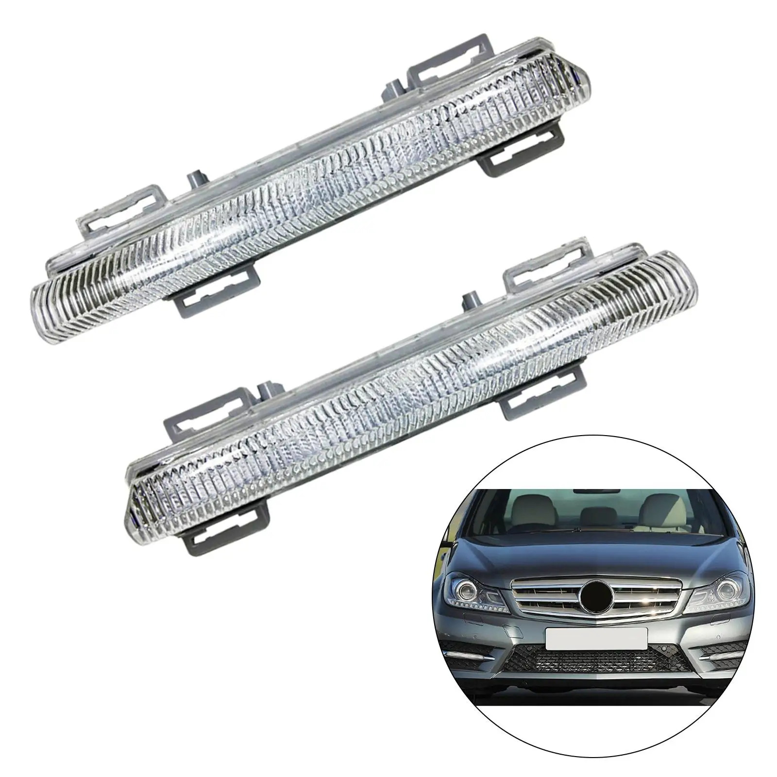LED Daytime Running Fog Light Automotive Accessories for W204 S204