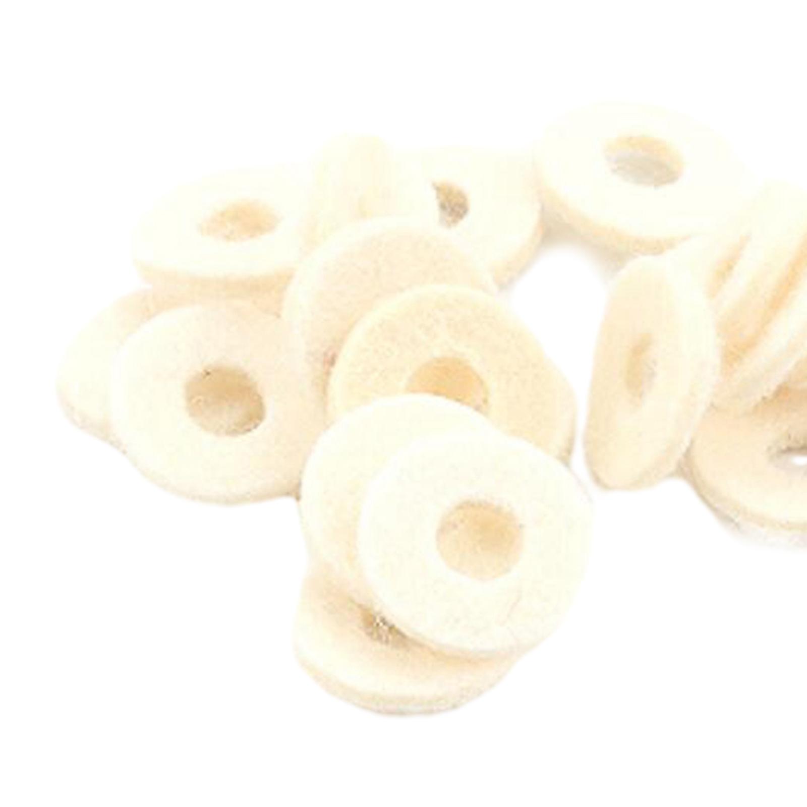 20x Trumpet Felt Washer Cushion Pad Durable Replacement Part Set Musical Instruments Accessories