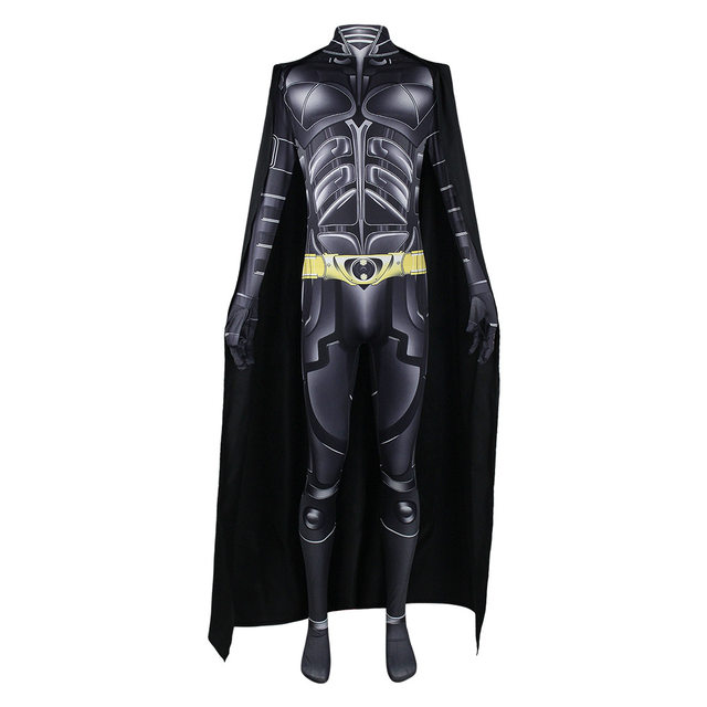 Outlet Bruce Wayne Jumpsuit,Batman Halloween Costume,Dark Knight Outfit, New Bat Suit,Superhero Black Cape,Adult Men*s Cosplay, Robert Wayne Mask