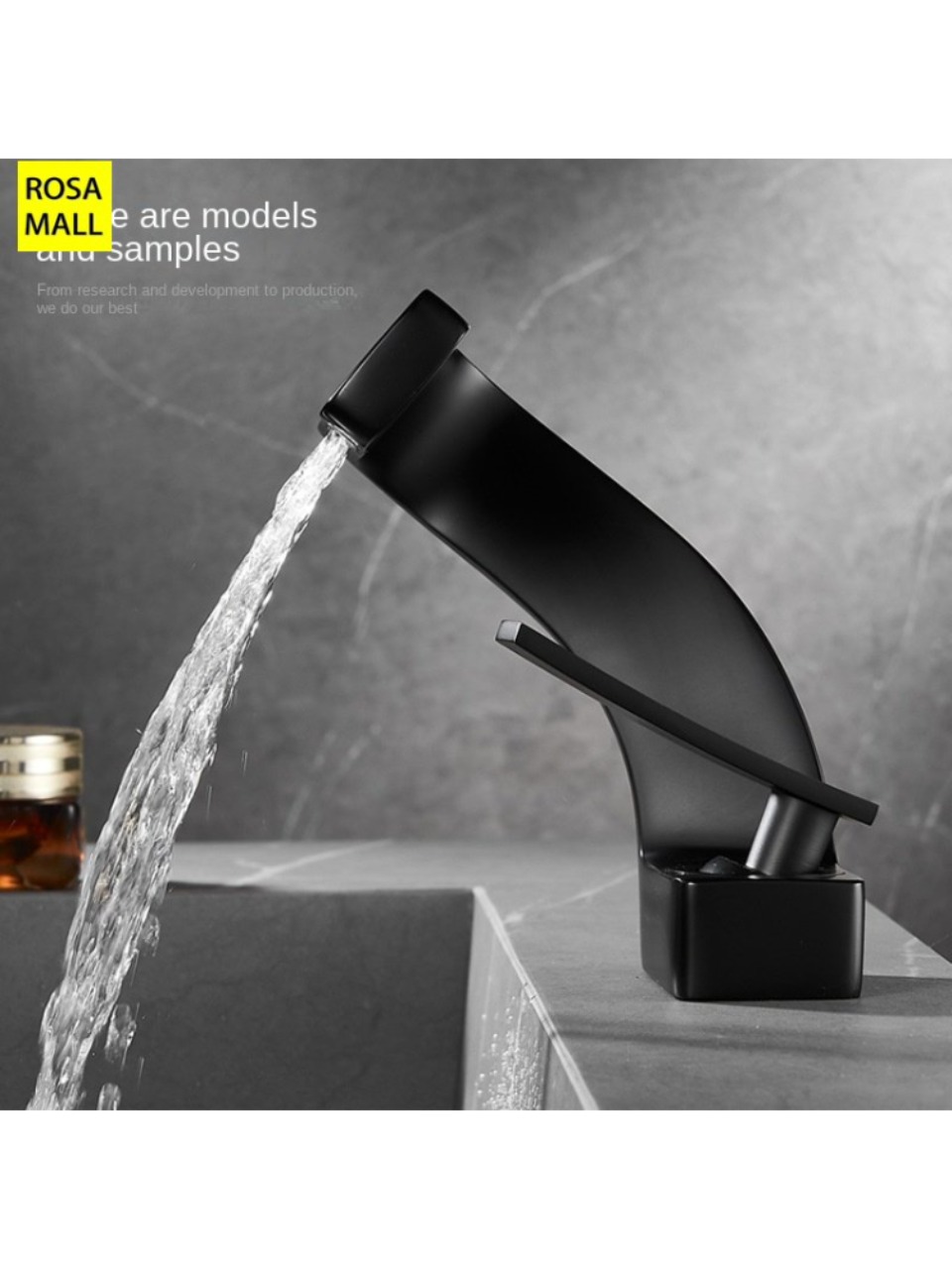 Title 6, Bathroom Sink Faucet Single Handle Hot and Cold...