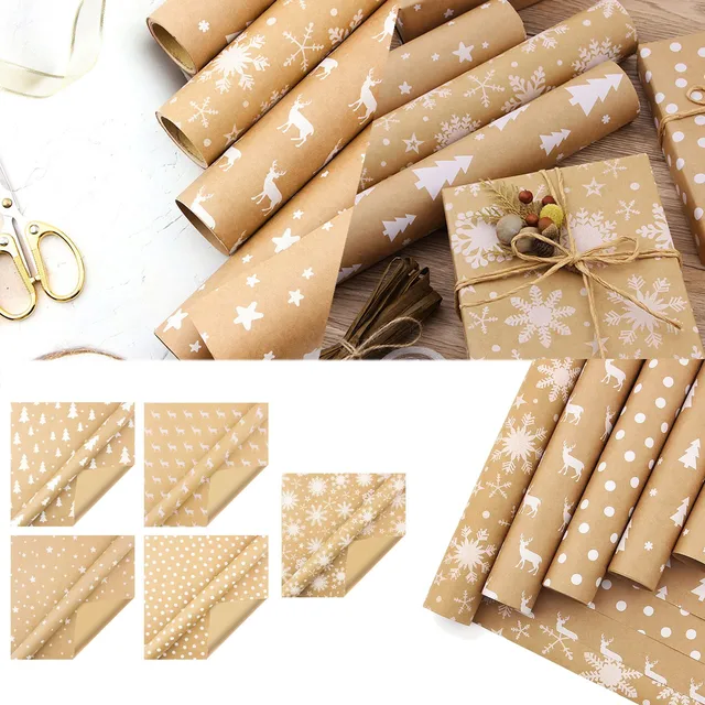 2023 Merry Christmas Decoration Wrapping Paper Gift Wrap Paper New