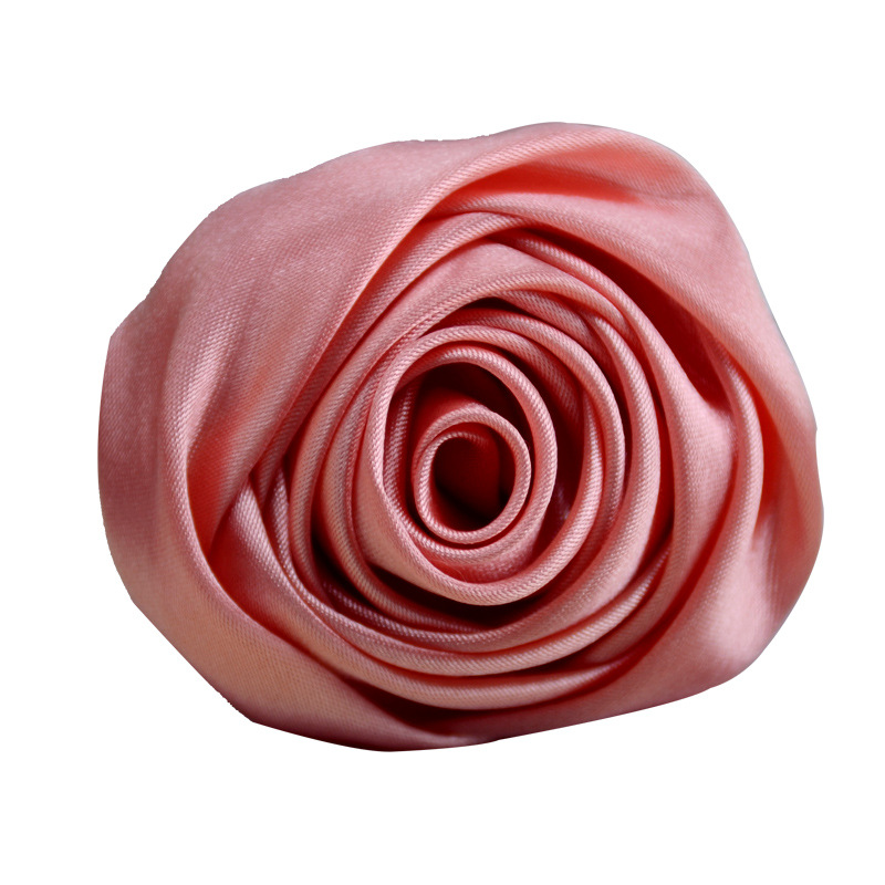 4PCS/lot 5.5cm Satin Fabric Handmade Three-Dimensional Simulation Rose Bud Wholesale DIY Jewelry Shoes And Hat Accessories