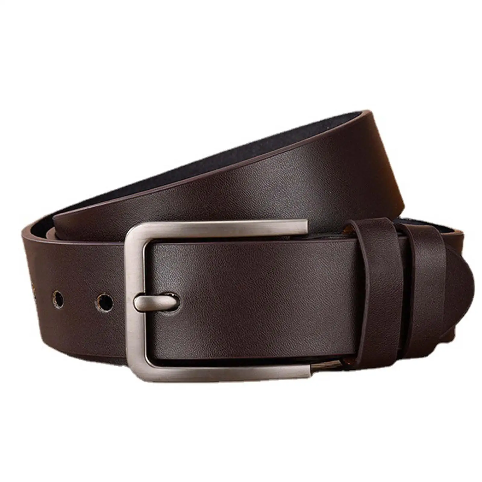Men Belt Waist Strap PU Leather Belt Waistband for Jeans Accessories Business Uniform