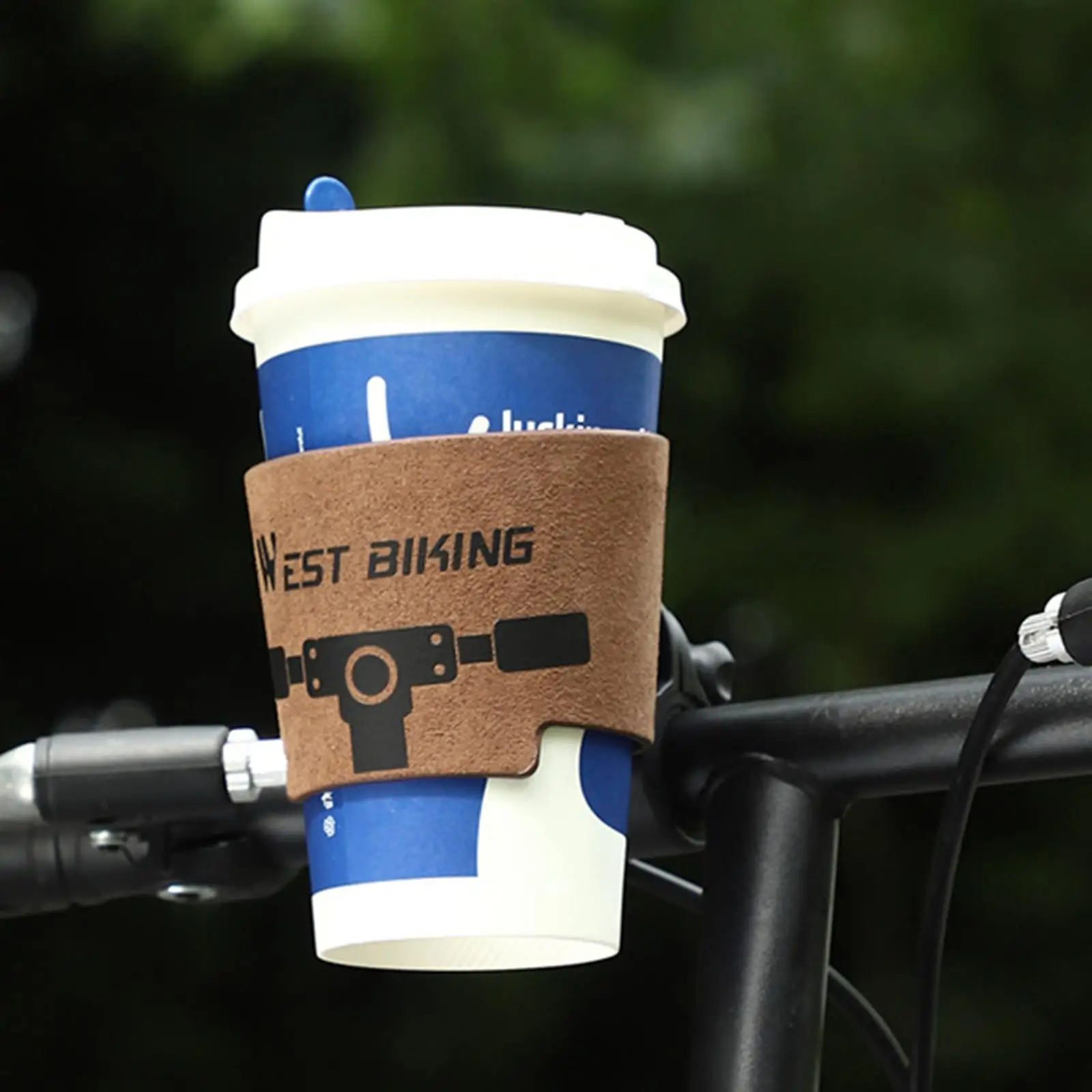 Bicycle Cup Bottle Holder 360 Rotation Water Cup Stand Handlebar Mount Organizer for Cycling Parts Handlebar 2-3cm Accessories