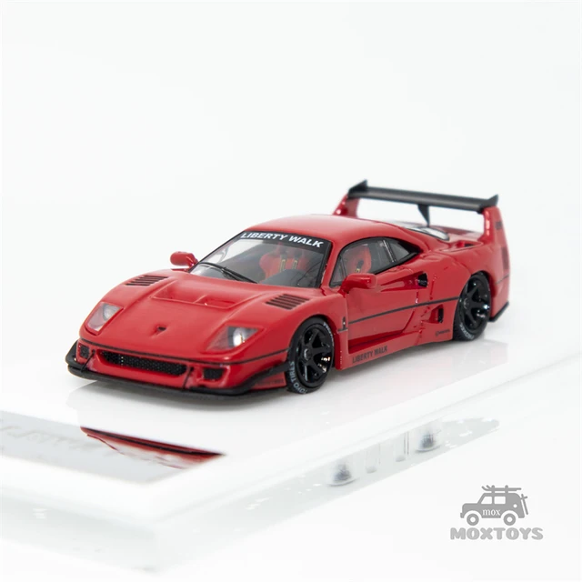 フィギュアダイキャスト付きTPC-LBWK f40レッドカーモデル、1:64 - AliExpress