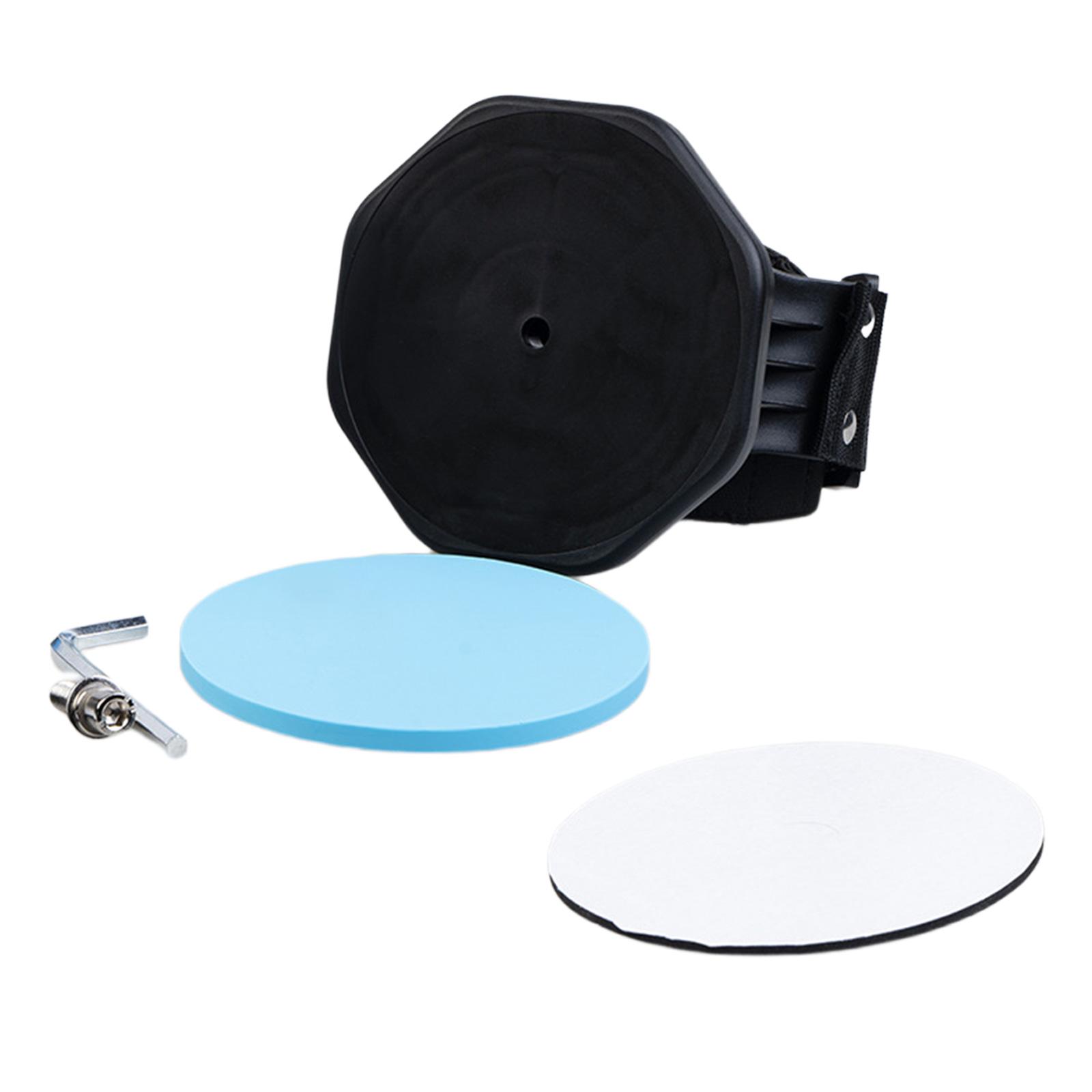 Leg Practice Drum Pad with Leg Strap Drum Mat for Adults Kids Beginners