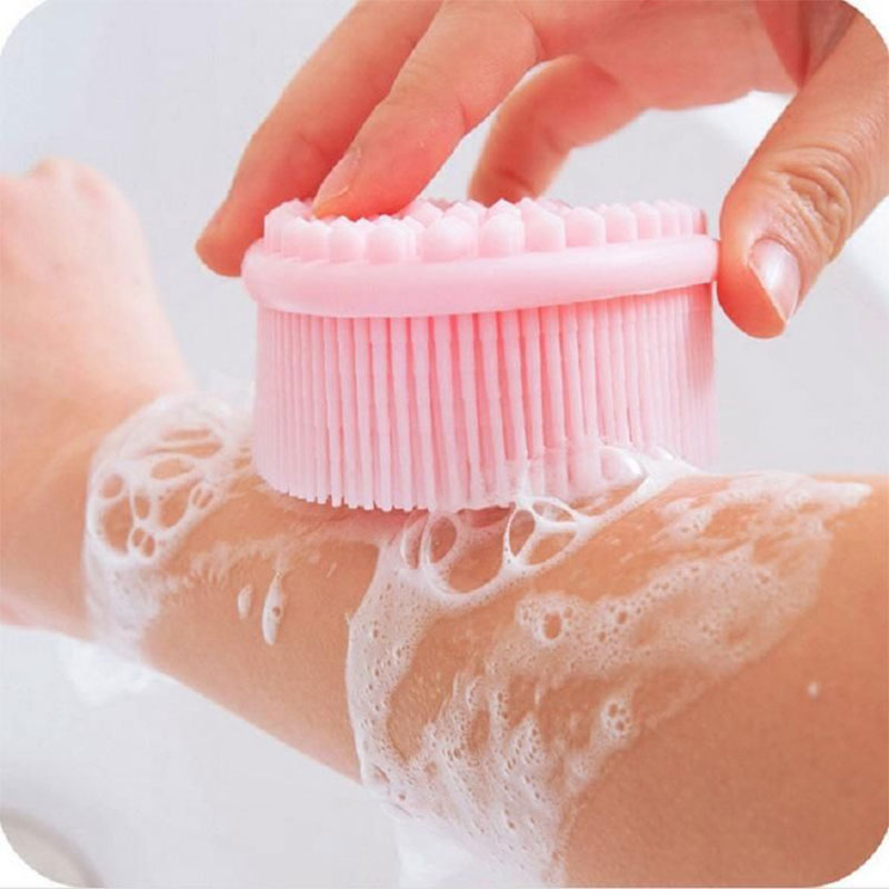 Best of Massage Bath Brush Skin Clean Silicone Body Brush Shower Scrubber Remover Body Exfoliating Bath Spa Massage Brush Reviews & Tips