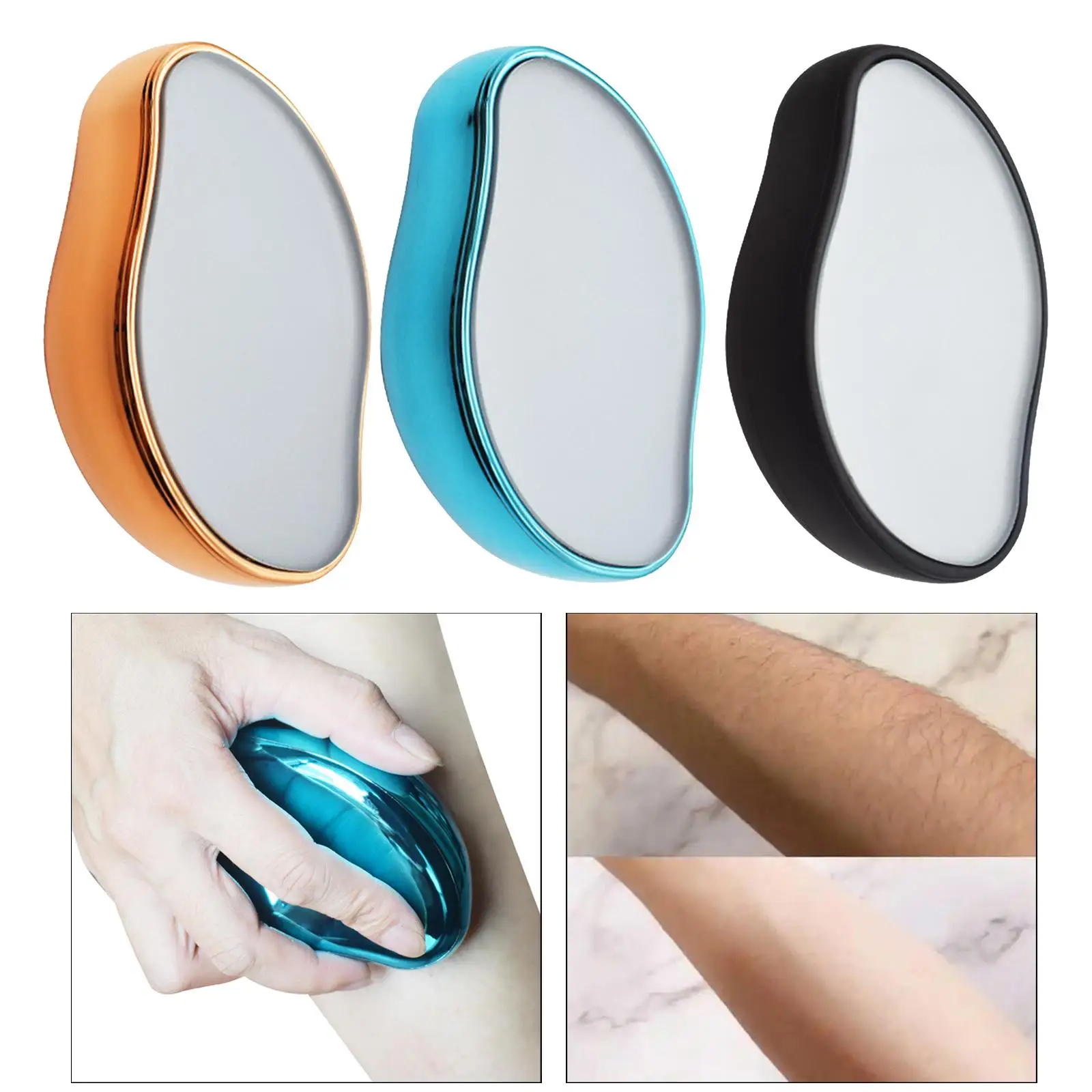 Hair Removal Epilators Reusable Portable Crystal Hair Eraser for Body Arm Women Men