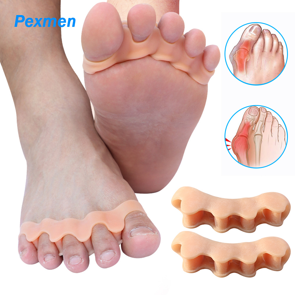 Best of Pexmen 2Pcs / Pair Gel Toe Separator Toe Protector To Correct Bunions And Restore Toes To Their Original Shape For Women And Men Reviews & Tips