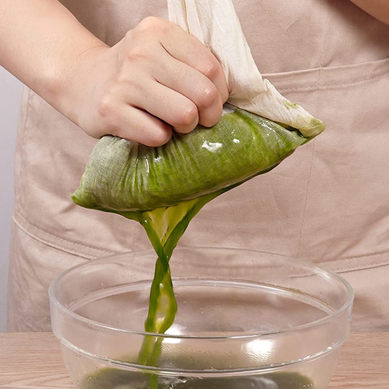 Reusable Cheese Cloth Filter Bags for Tea Yogurt Cold Brew Milk Tea Strainers Soap Herbs Spice Strainers Muslin Drawstring Bags