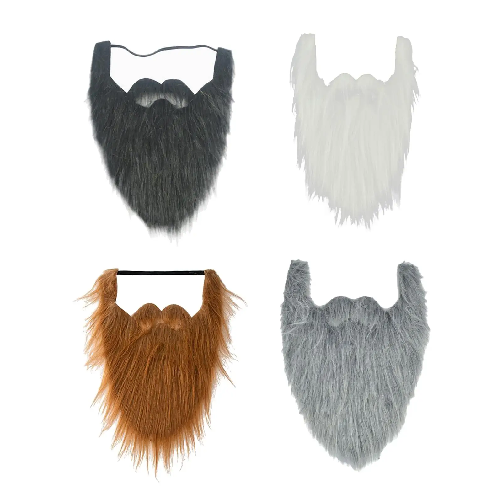 Long False Beard Costume Party Supplies Women Men Kids Mustaches Facial Hair  - Beard - AliExpress