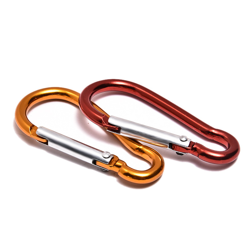 Description Picture 6 of itemMini Colorful Aluminum Spring Carabiner Snap Hook Keychain EDC Survival Outdoor Camping Tools Size 40*20*3.6mm