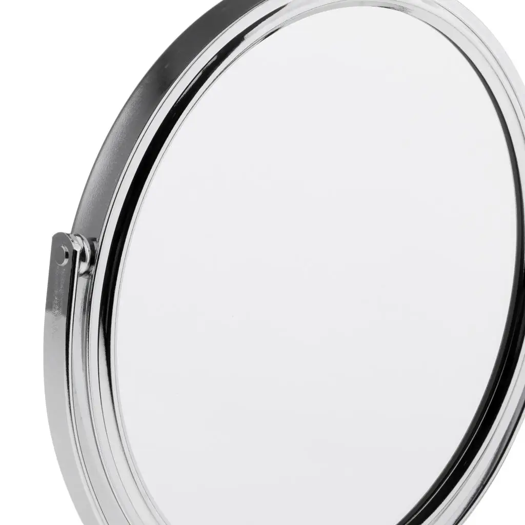 Magnifying And Normal Cosmetic Rotating Desktop Makeup Mirror