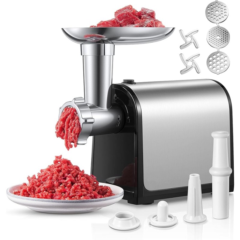 Title 1, Meat Grinder Electric, Stainless Steel, HOUSNAT...