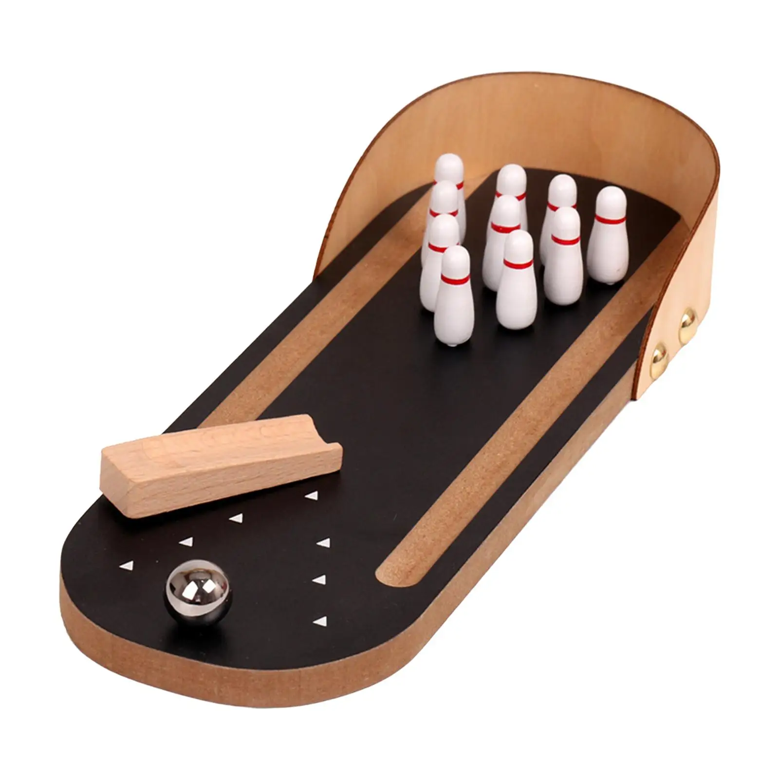 Mini Bowling Pins Game White Elephant Gifts Board Game for Indoor Party Kids