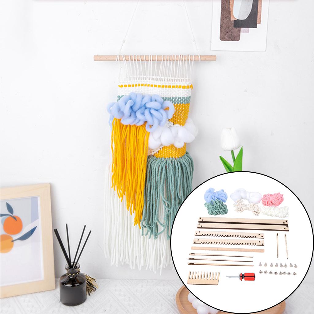 Wooden  Set -Knitted Tapestry Looms DIY with Tool for Beginners Weaver