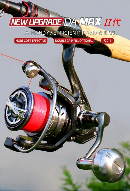 DEUKIO Fishing Reels 2000-7000Series Spinning Reel Max Drag 15KG