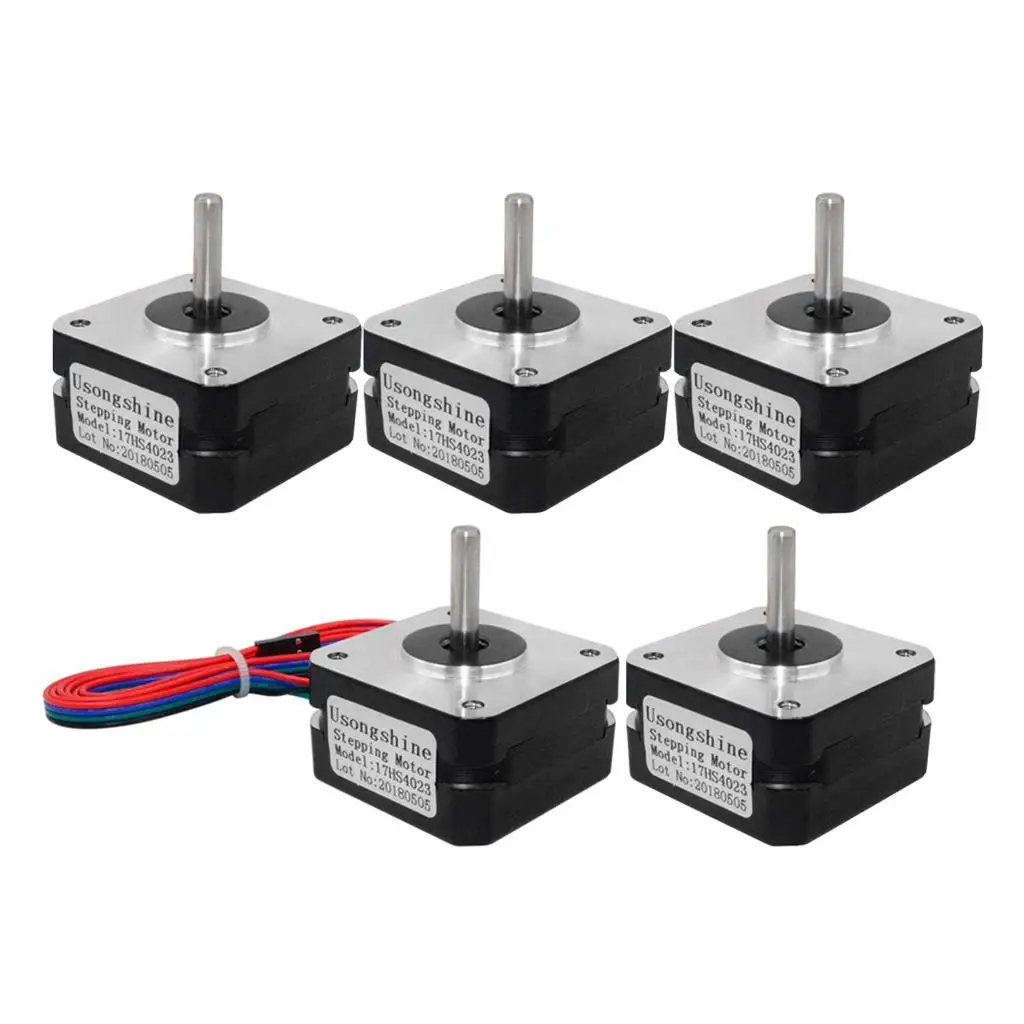 5x Nema17 12V 0.7A 2Phase Stepper Motor with Line 4-  for 3D Printer Parts