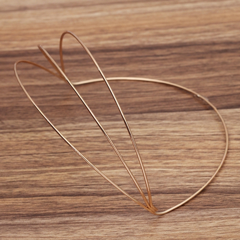 Y166 Einfache Diy Stirnband Blank Basis Frauen Studenten Waschen Gesicht Haarband Krone Stirnbänder Drei Layered Diy Haar Hoop Basis – Detail 10