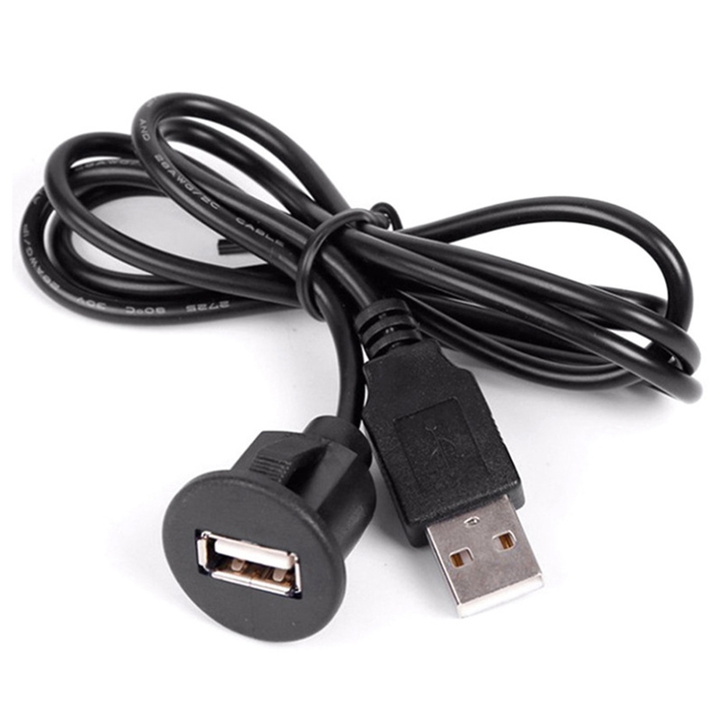 USB 2,0 wasserdichtes Kabel Stecker zu Buchse Auto Armaturen brett Stereo Line Verlängerung kabel für Motorrad – Detail 22