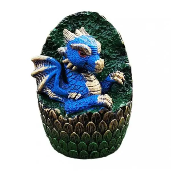 Dragon Egg Ornaments Handmade Sculpture Resin for Bedroom Home Office Lawn