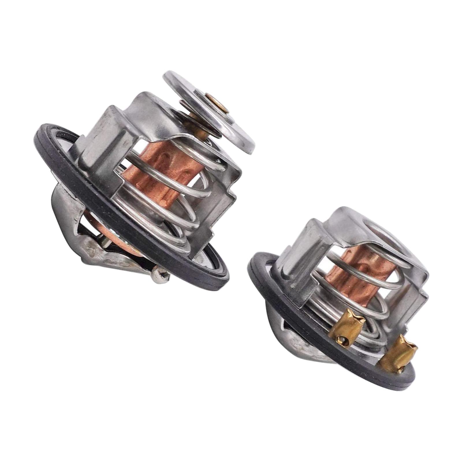 2Pcs 97241129 Housing Assembly Engine Coolant Thermostat 97241130 Fits for Chevrolet  3500 Classic 2007 V8 6.6L