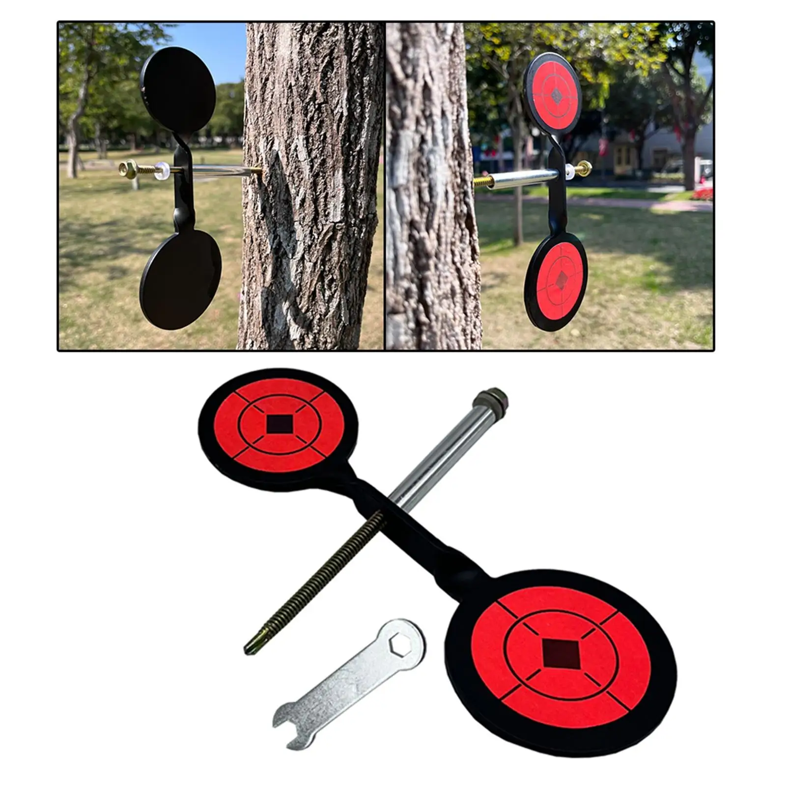 Resetting Target Reset Spinner Rotary Shooting Target for Hunting Practice