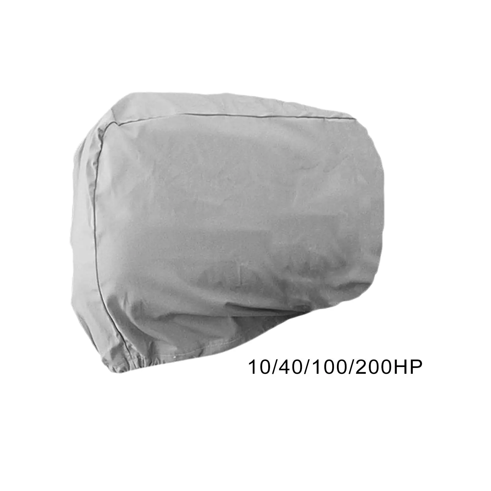 Outboard Motor Cover, Dust Proof Tear Resistant Silver Boat Hood Covers for Boating