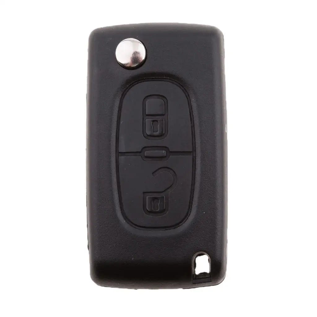 Car 2-Button Remote Key Fob Case Cover ID46433MHz for 307