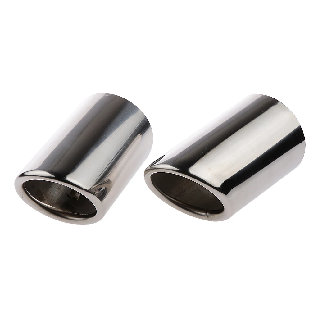 Pack of 2 Stainless Steel Exhaust  Tip 5
