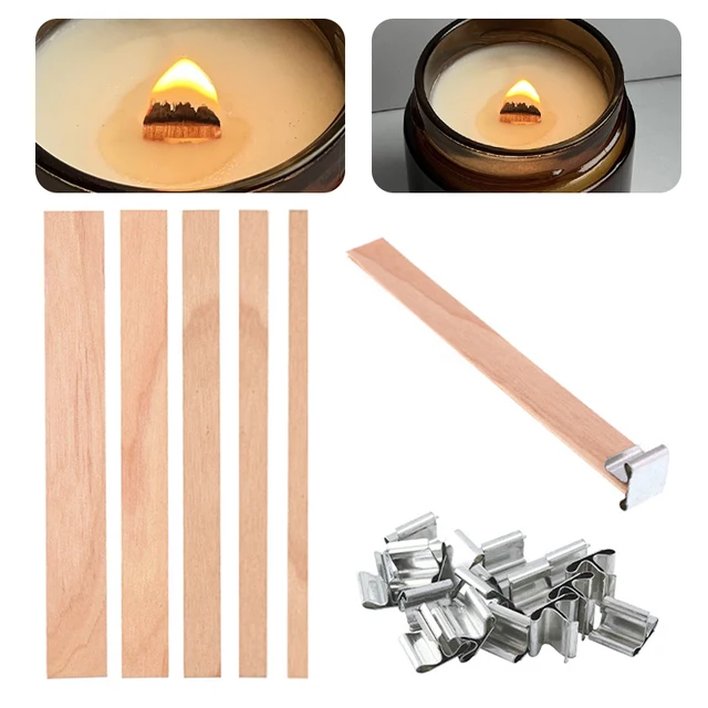 20pcs Wooden Candle Wick