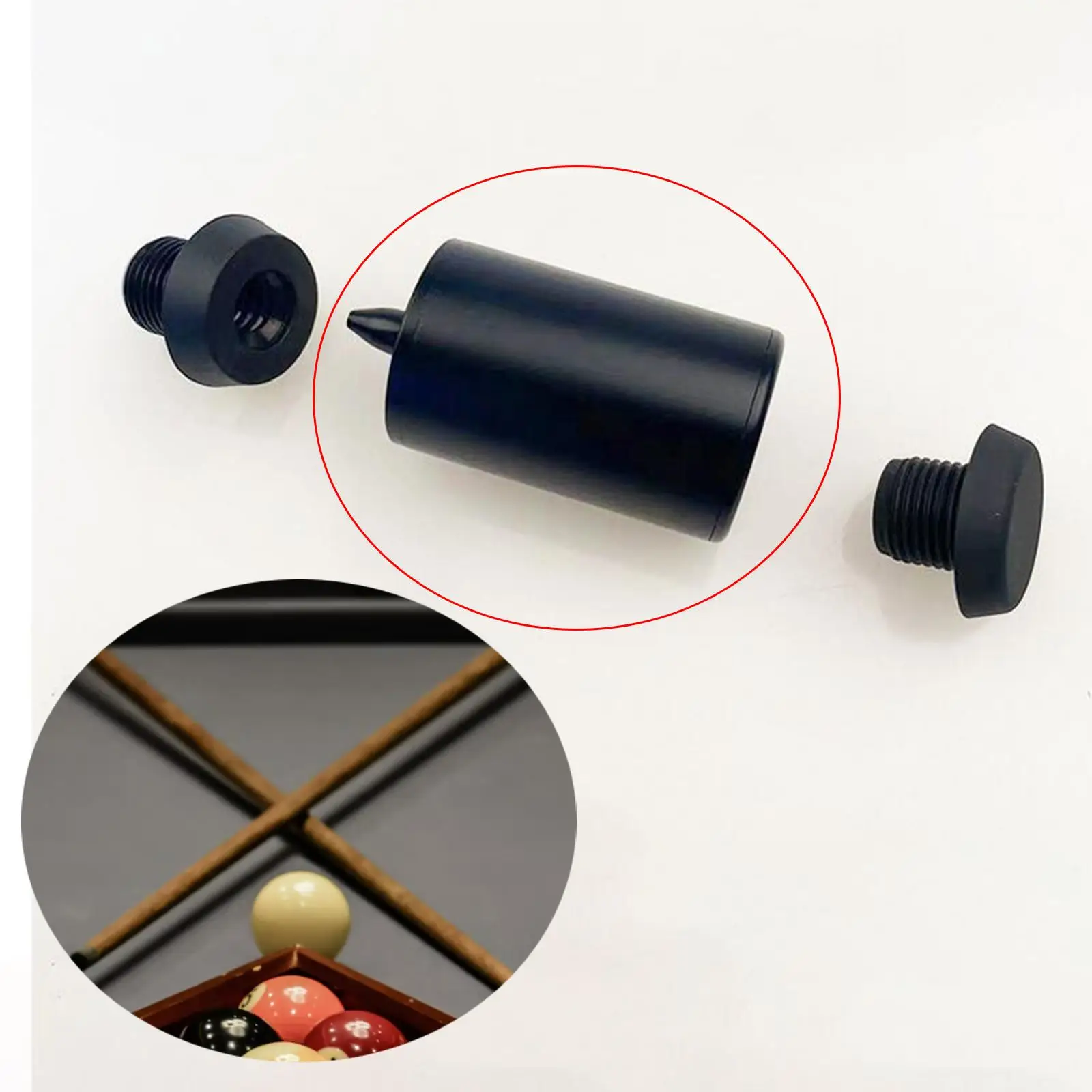 Short Pool End Extender Parts Weight Accessories for Snooker Billiards