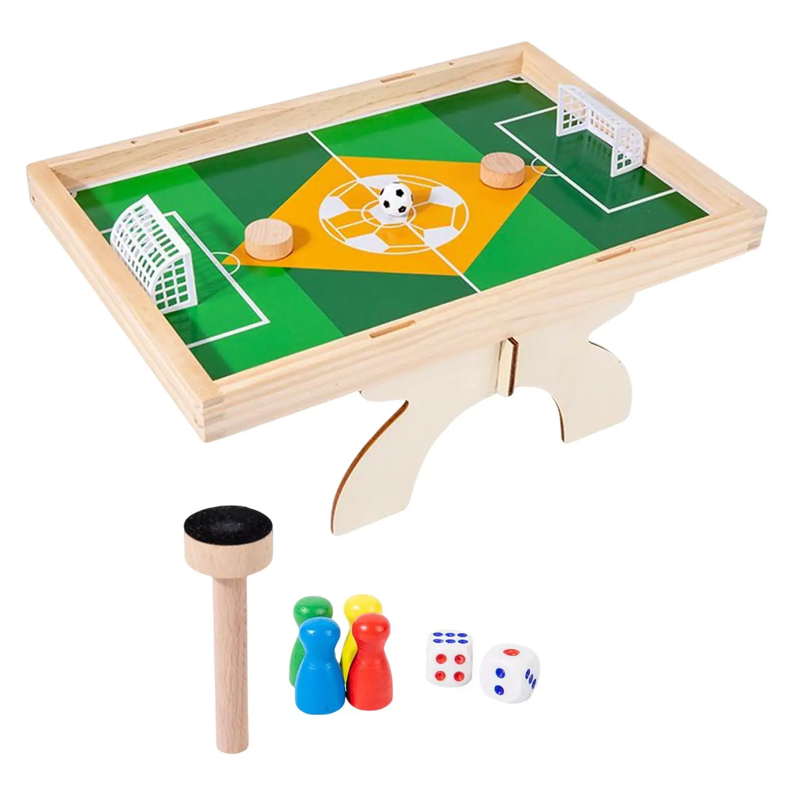 Portable Double Sided Board Tabletop Football Game Flying Chess Interactive   for Kids Parent Child Boys Girls Children