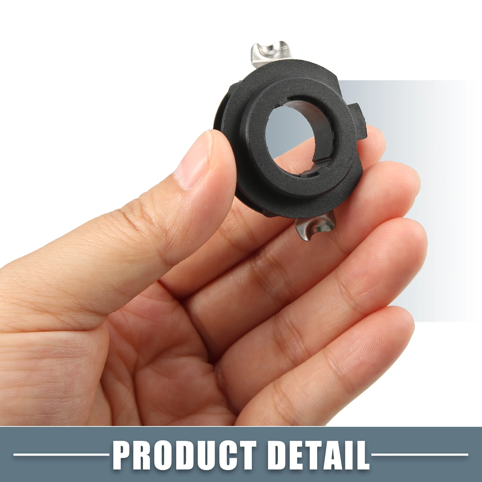 Dos unidades de adaptador de base para bombilla LED H7
