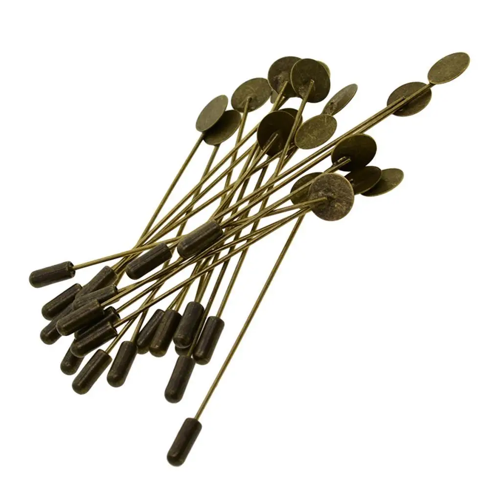 20x Safety Pins Brooches for DIY Jewelry Badges Creative Brooches
