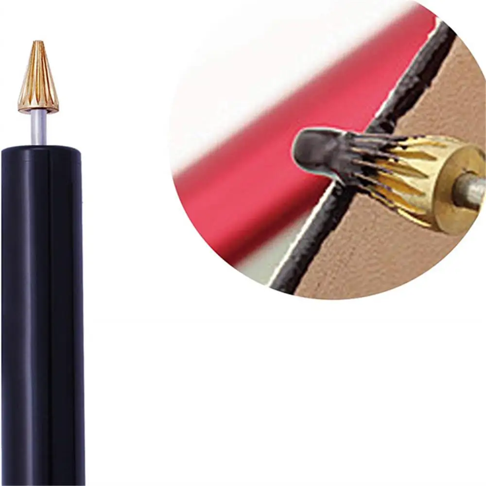 Brass Top Edge Dye Roller Oil Pen Applicator Belt Painting Leather DIY