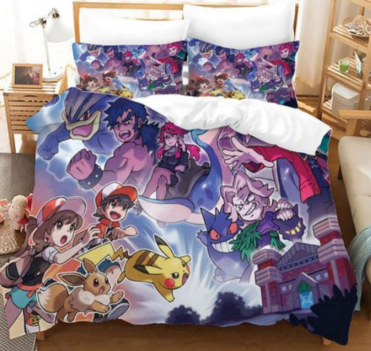 Pokemon : PillowCase Bodypillow 4pcs Bedding Sets ALP-SWOR-616 