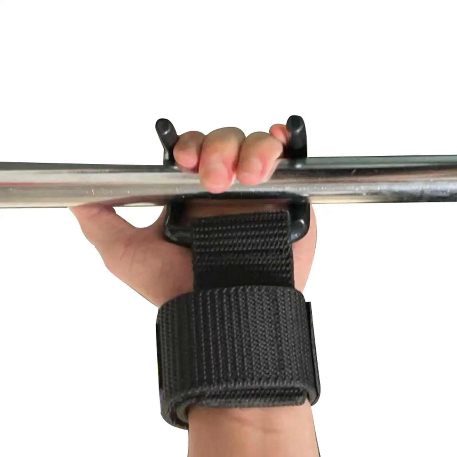 Weight Lifting Rod Hooks Adjustable Wrist Wraps Improved Long Term Stability