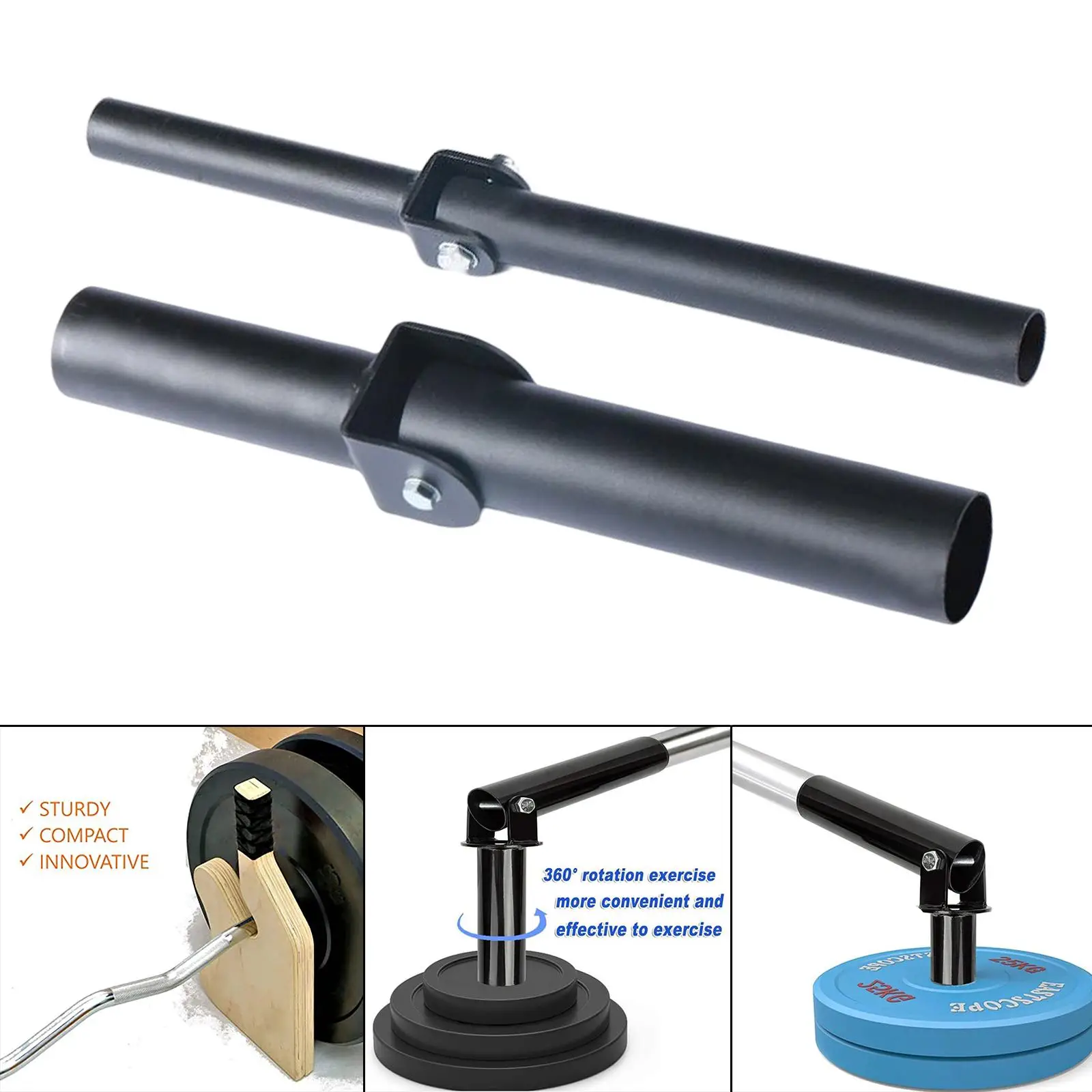 Landmine Attachment Barbell Attachment Barbell Bar Easy to Install Multifunctional for Gym Exercises Tricep Fitness Workouts