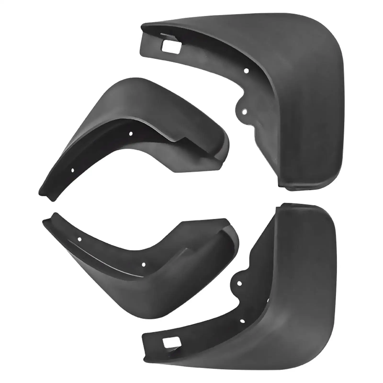 Car Mudguard Anti Attachment Easily Install Vehicle Replacement Accessory Mudflaps for Ford Focus 1.8L 2005 - 2014