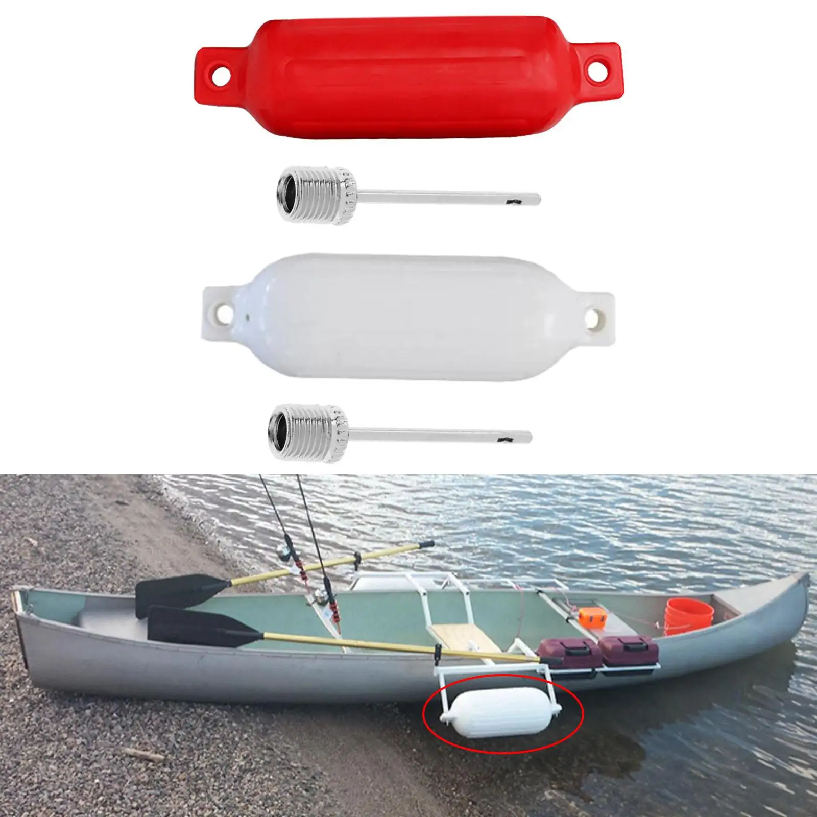 Marine Boat Fender Protection Boat Accessories Ribbed Inflatable Boat Bumper for Sailboats Sport Boats Fishing Boats