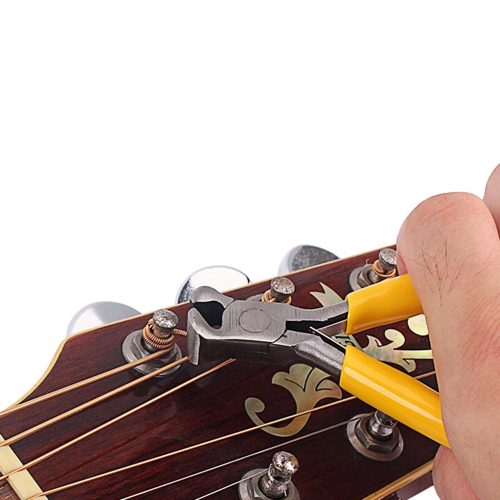 MagiDeal Guitar Bass Mini End Nipper Plier Fret Puller String Removal Cutter