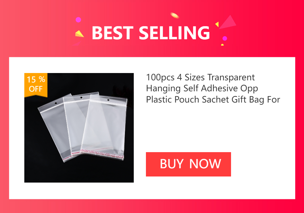 8 Sizes Laser Self-Sealing Plastic Bag Package For Small Business Clear Pouch Jewelry Display Gift Packaging Storage Wholesale