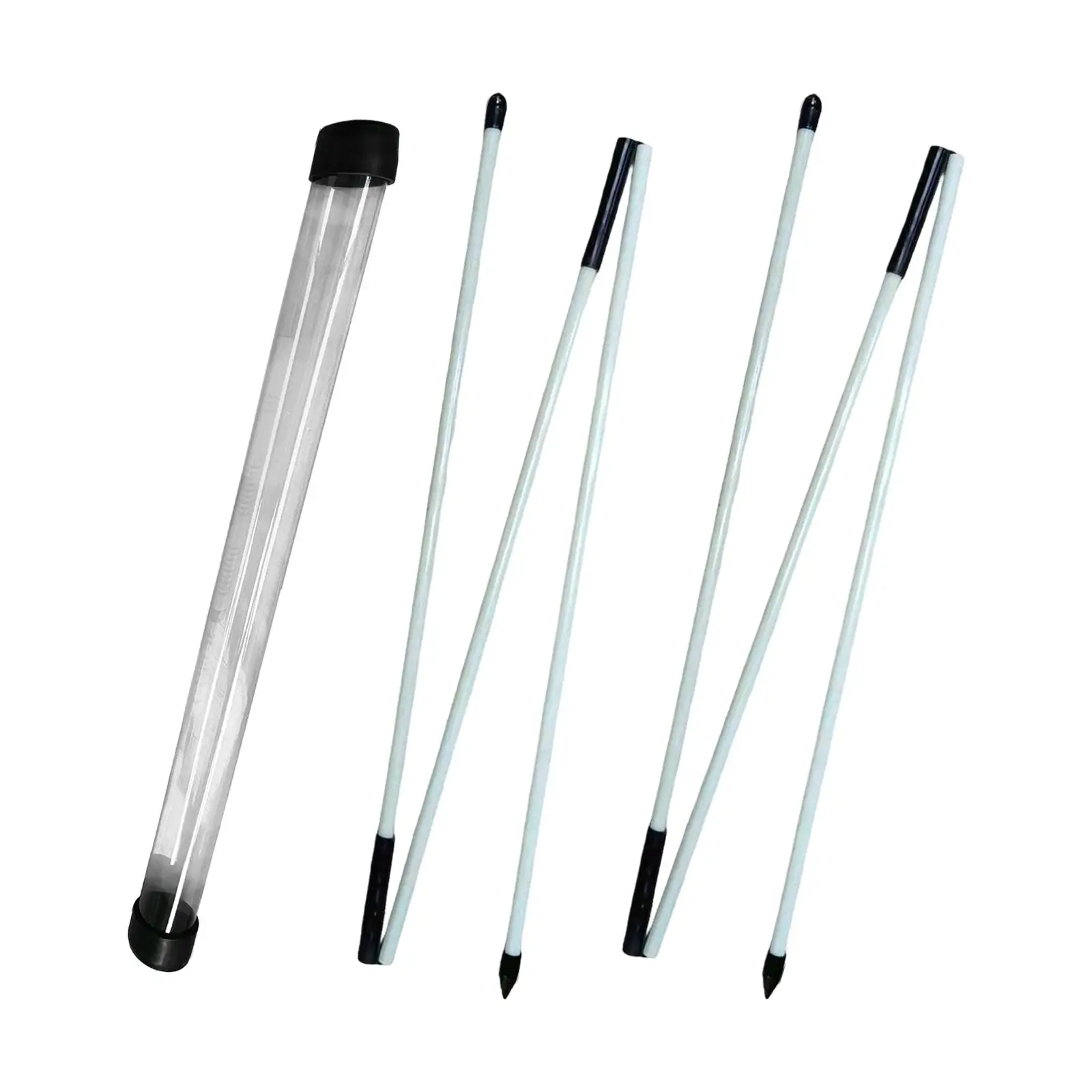 2 Pack Golf Alignment Sticks with Clear Tube Case 48