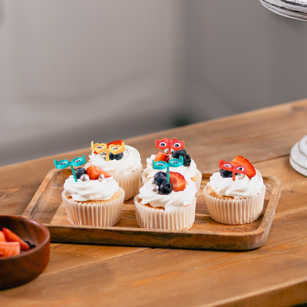 Description Picture 4 of itemAnimal Fruit Fork Mini Cartoon Children Snack Cake Dessert Food Fruit Pick Toothpick Bento lunch box Party Decoration