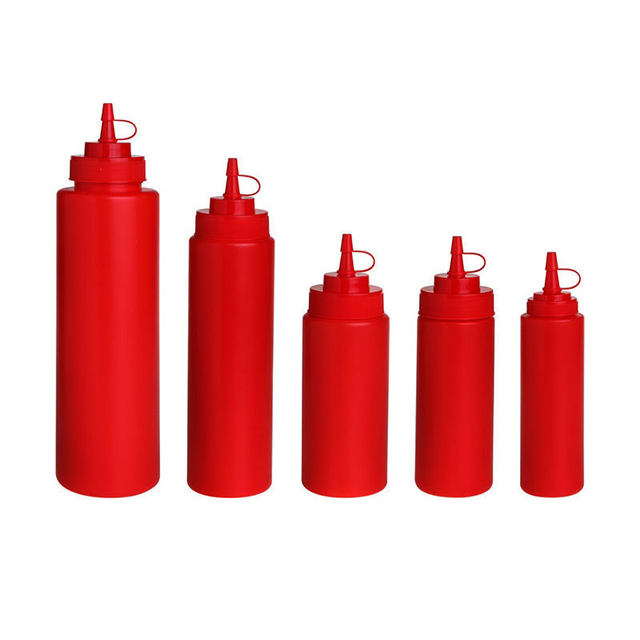 4 X 120 Ml Squeeze Bottle Con Cappucci, Piccole Bottiglie Di Spremitura, Contenitore Olio Plastica, Bottiglia Squeeze Di Plastica Per Olio Da Cucina, Salsa Di Soia, Aceto E Altri Condimenti Liquidi - 5