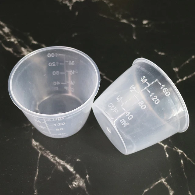 2Pcs/Lot Hot Sale Rice Cooker Measurement Tools Measuring Cup Food Grade  Plastic Rice for Dry and Liquid Ingredients (160ml) - AliExpress