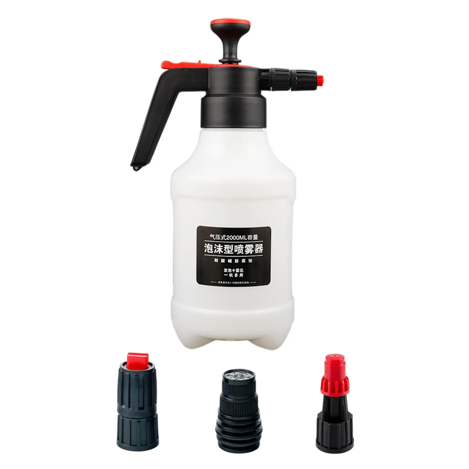 Car Hand Foam Sprayer 2000ml Soap Sprayer Portable for Automotive Detailing