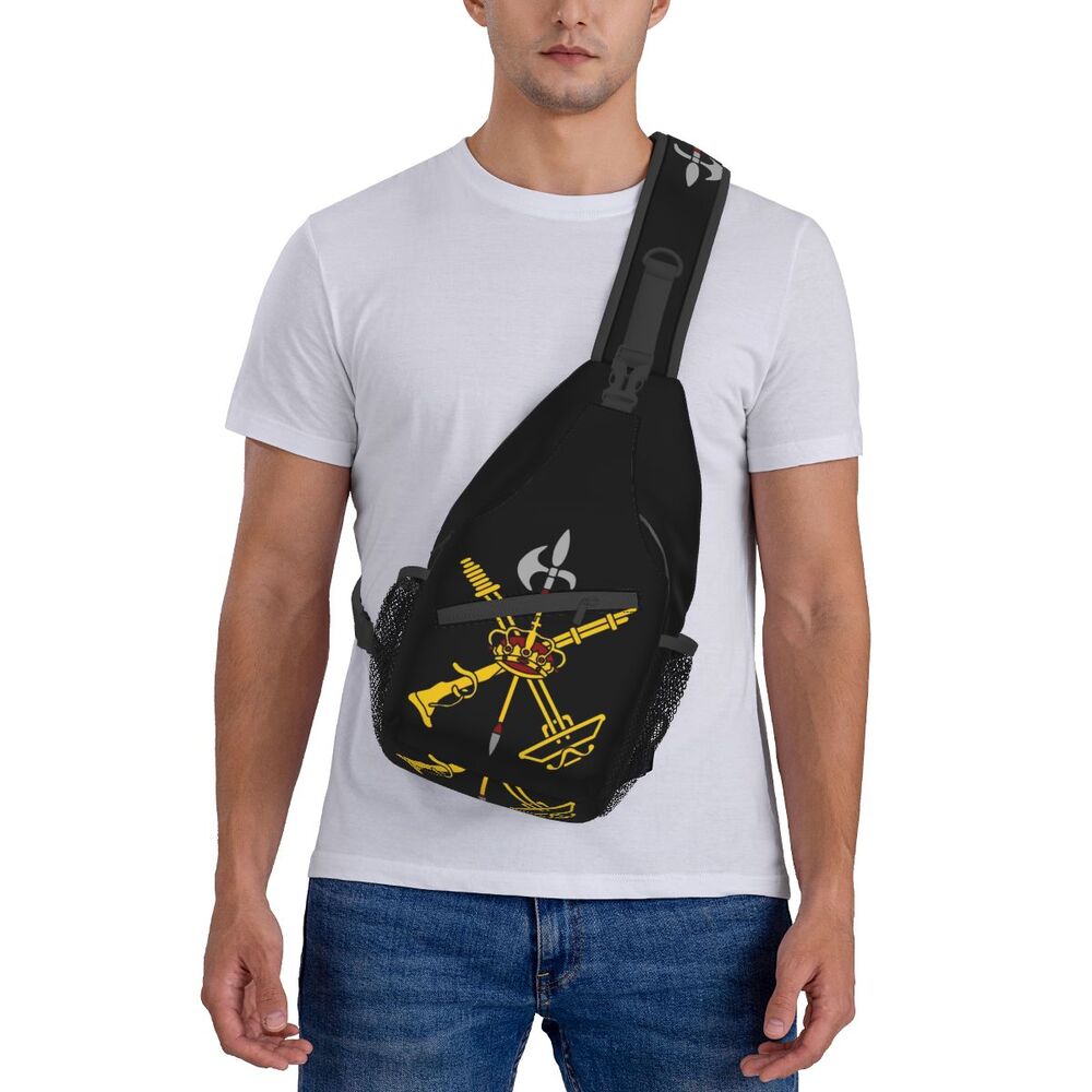 Spanish Legion Crossbody Sling Mochila para Homens,