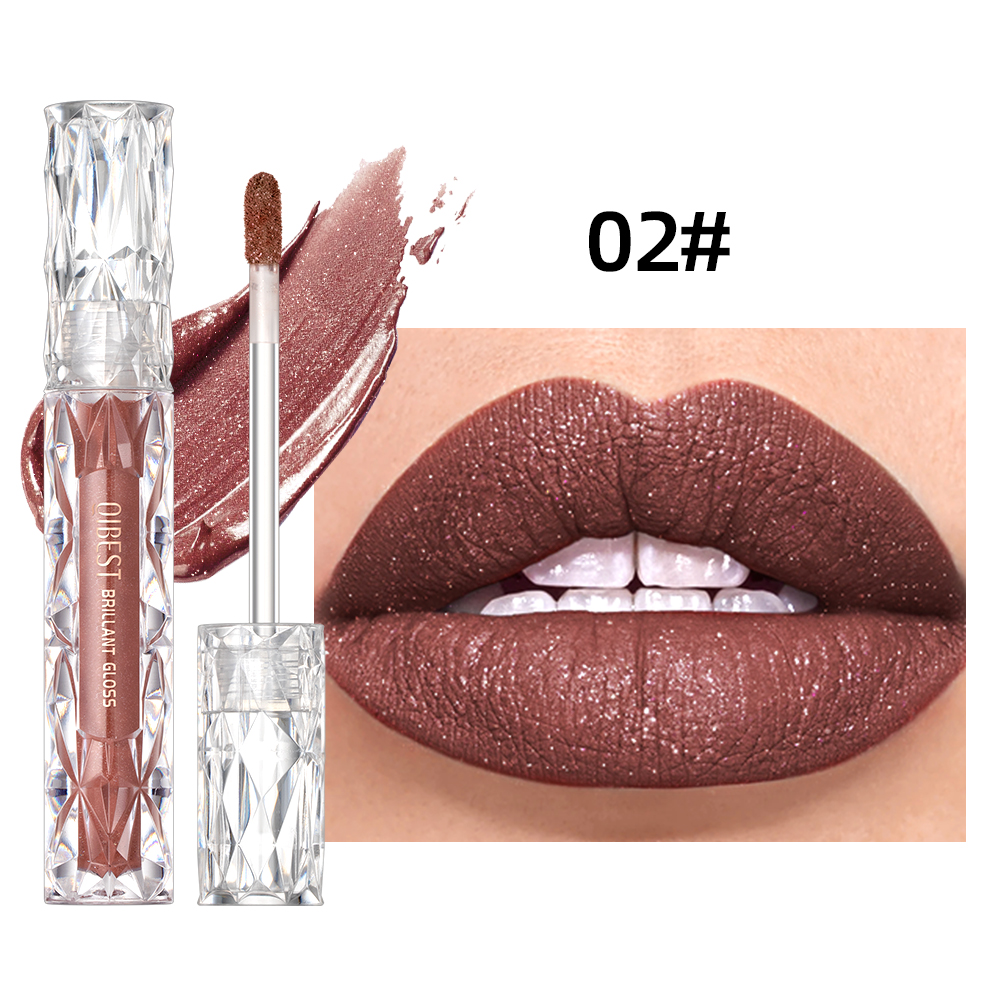 Best of QIBEST 10 Colors Matte Shiny Glitter Liquid Lipstick Shiny Lip Gloss Diamond Waterproof Long Lasting Lipgloss Women Lips Makeup Reviews & Tips